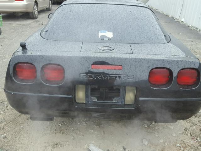 1G1YY23PXN5100125 - 1992 CHEVROLET CORVETTE BLACK photo 6