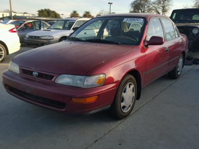 1NXBB02E7TZ360063 - 1996 TOYOTA COROLLA DX RED photo 2