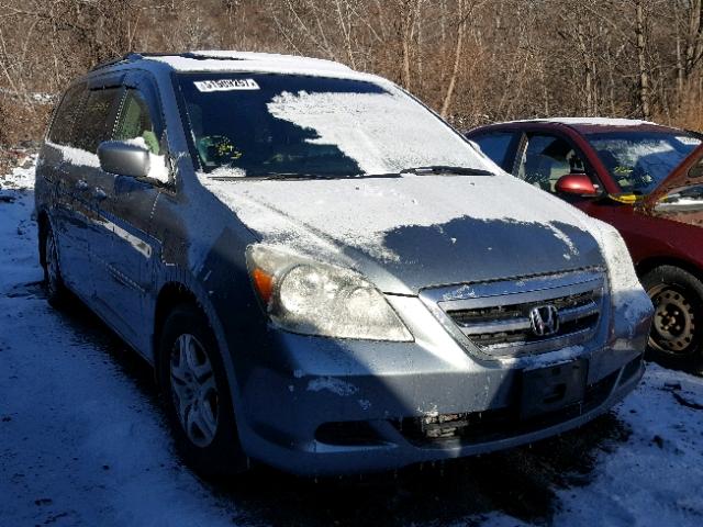 5FNRL38755B114537 - 2005 HONDA ODYSSEY EX GREEN photo 1