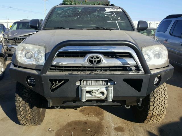 JTEBT14R688043779 - 2008 TOYOTA 4RUNNER SR TAN photo 9