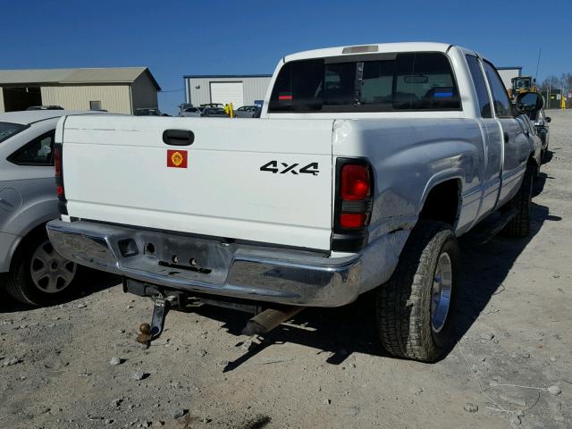 1B7HF13Z21J542844 - 2001 DODGE RAM 1500 WHITE photo 4