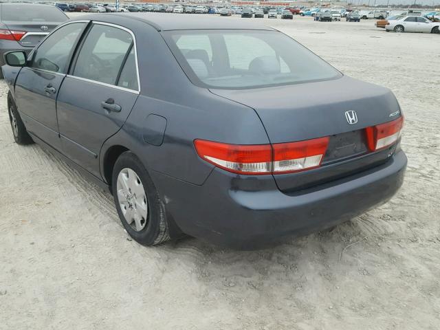 1HGCM56314A076330 - 2004 HONDA ACCORD LX BLUE photo 3