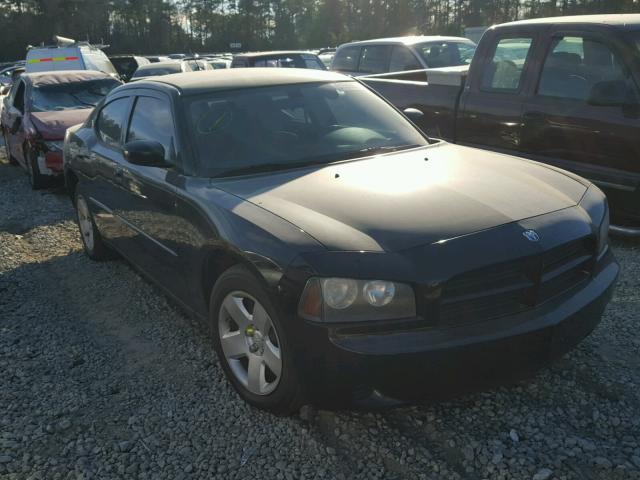 2B3KA43R28H214360 - 2008 DODGE CHARGER BLACK photo 1