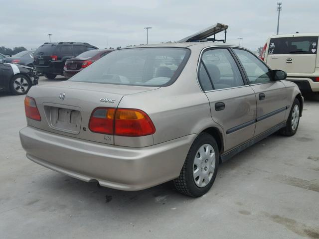 2HGEJ6675YH550653 - 2000 HONDA CIVIC LX TAN photo 4