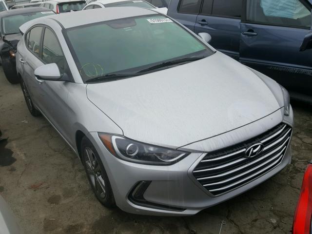 5NPD84LF3HH032375 - 2017 HYUNDAI ELANTRA SE SILVER photo 1