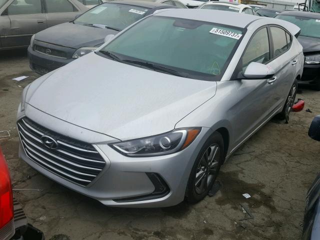 5NPD84LF3HH032375 - 2017 HYUNDAI ELANTRA SE SILVER photo 2