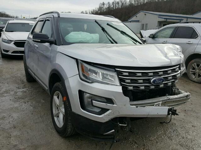 1FM5K8D83GGD11529 - 2016 FORD EXPLORER X SILVER photo 1