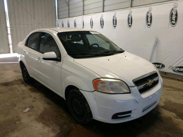 KL1TD5DE0AB069210 - 2010 CHEVROLET AVEO LS WHITE photo 1