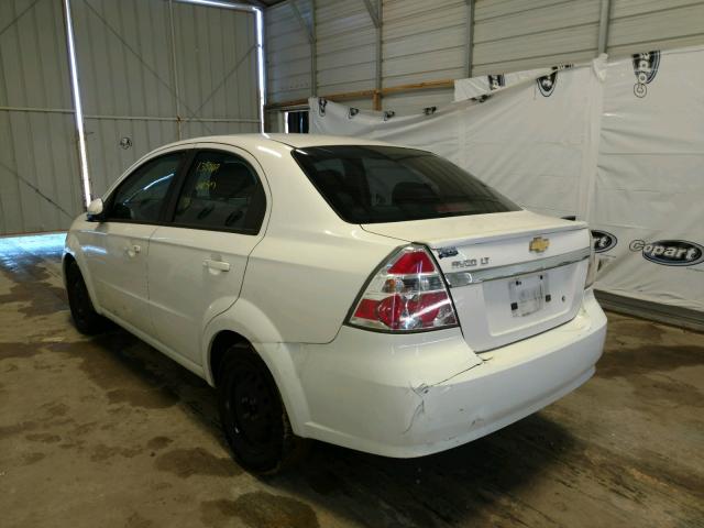 KL1TD5DE0AB069210 - 2010 CHEVROLET AVEO LS WHITE photo 3