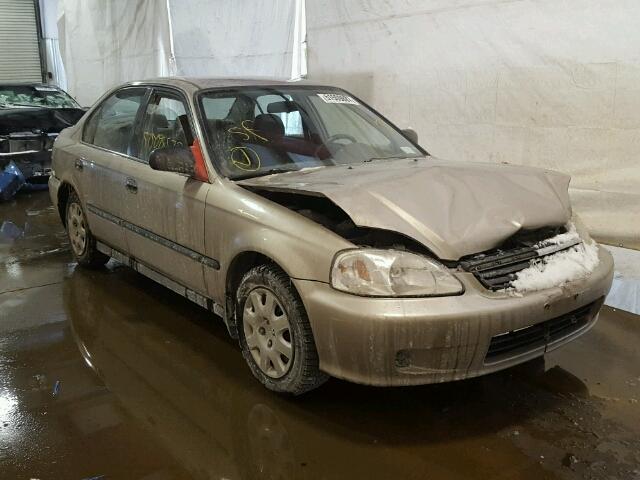 2HGEJ6679YH500371 - 2000 HONDA CIVIC LX TAN photo 1