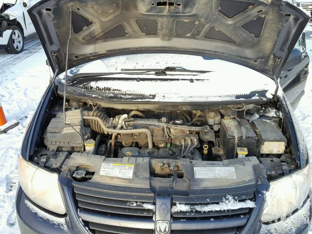 1D4GP25R67B238076 - 2007 DODGE CARAVAN SE BLUE photo 7