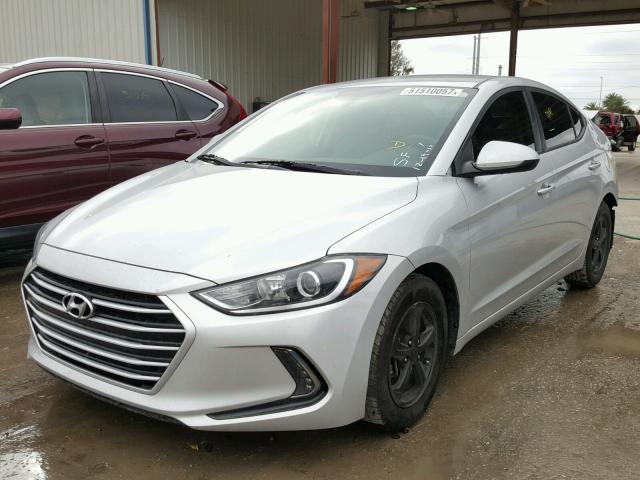 5NPD94LA5HH074810 - 2017 HYUNDAI ELANTRA EC SILVER photo 2