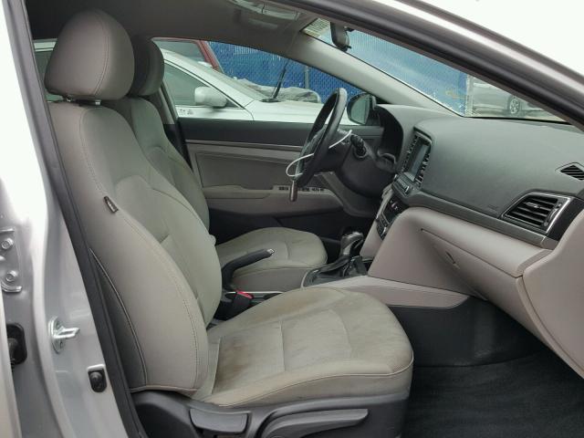 5NPD94LA5HH074810 - 2017 HYUNDAI ELANTRA EC SILVER photo 5