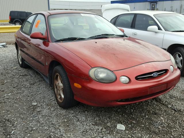 1FAFP53S4XA307956 - 1999 FORD TAURUS SE MAROON photo 1