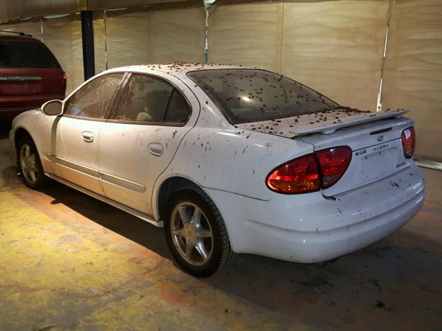 1G3NL52E02C174039 - 2002 OLDSMOBILE ALERO GL WHITE photo 3