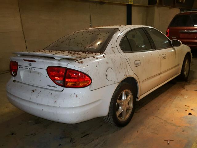 1G3NL52E02C174039 - 2002 OLDSMOBILE ALERO GL WHITE photo 4