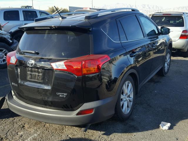 2T3DFREV7EW166186 - 2014 TOYOTA RAV4 LIMIT BLACK photo 4