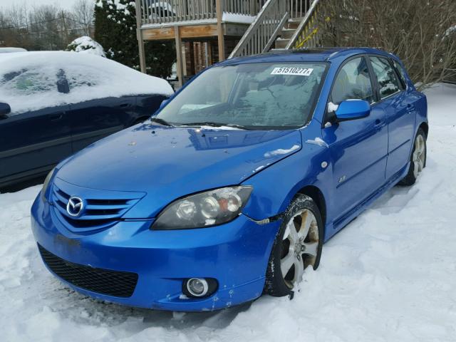 JM1BK344861443534 - 2006 MAZDA 3 HATCHBAC BLUE photo 2