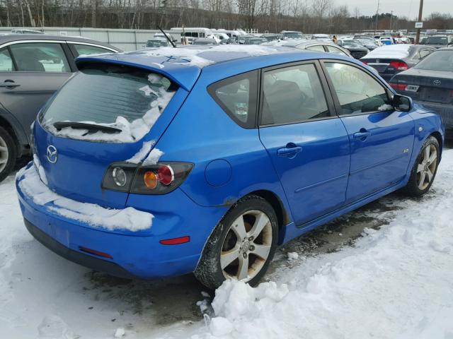 JM1BK344861443534 - 2006 MAZDA 3 HATCHBAC BLUE photo 4