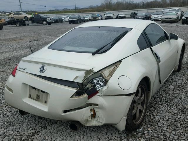 JN1AZ34E74T050757 - 2004 NISSAN 350Z COUPE WHITE photo 4