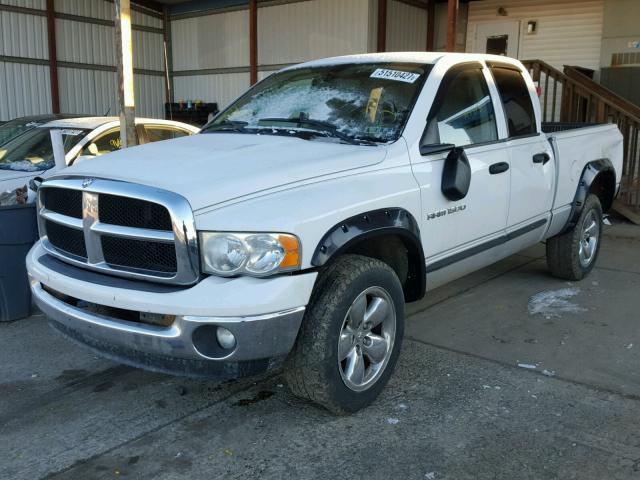 1D7HU18D74S620669 - 2004 DODGE RAM 1500 S WHITE photo 2