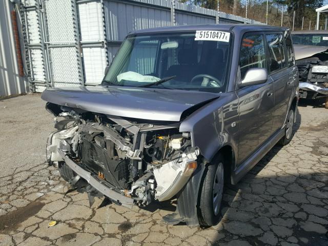 JTLKT324664120554 - 2006 TOYOTA SCION XB SILVER photo 2