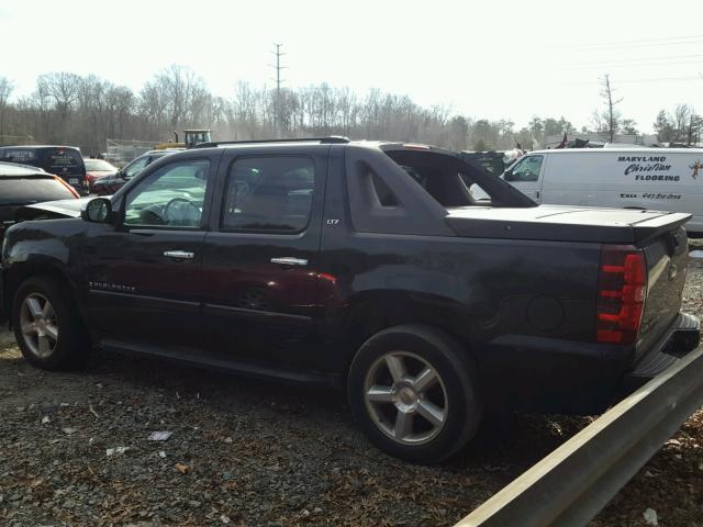 3GNFK12358G126208 - 2008 CHEVROLET AVALANCHE BLACK photo 3