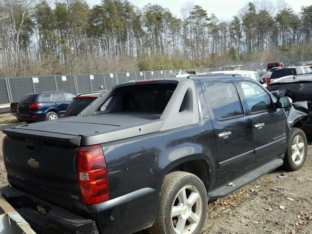 3GNFK12358G126208 - 2008 CHEVROLET AVALANCHE BLACK photo 4