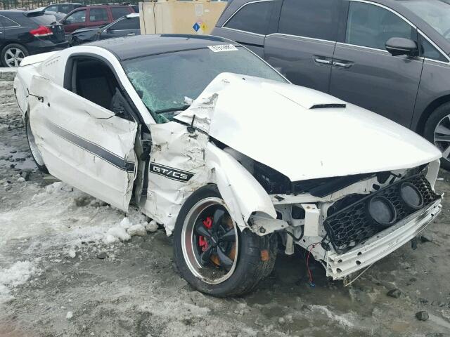 1ZVHT82H075310171 - 2007 FORD MUSTANG GT WHITE photo 9