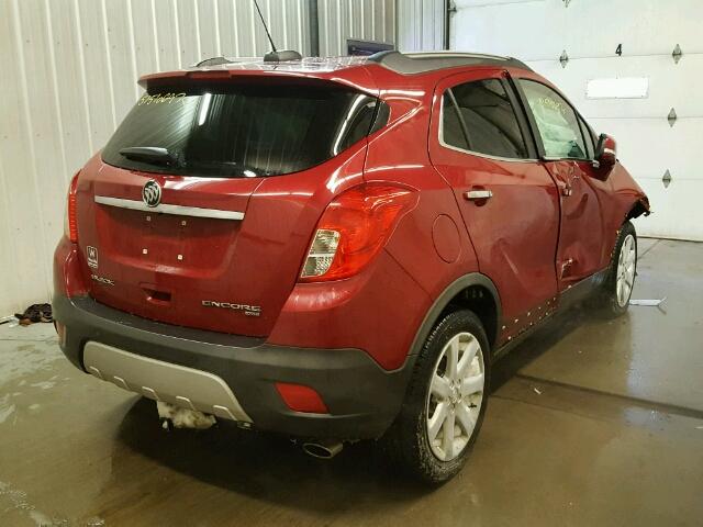 KL4CJHSB7GB539621 - 2016 BUICK ENCORE PRE RED photo 4