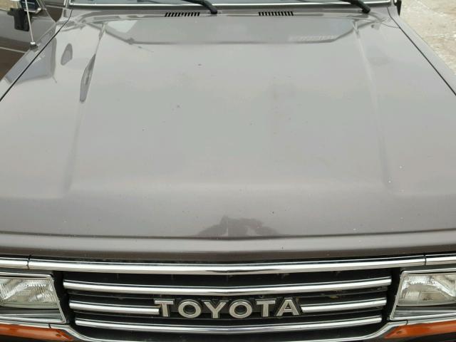 JT3FJ62G4L1117796 - 1990 TOYOTA LAND CRUIS GRAY photo 7