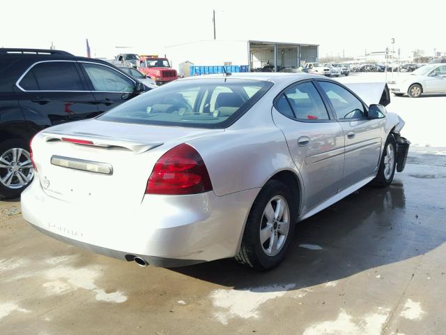 2G2WP552261259426 - 2006 PONTIAC GRAND PRIX SILVER photo 4