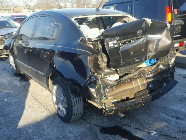 3N1AB6AP8AL712258 - 2010 NISSAN SENTRA 2.0 BLACK photo 3