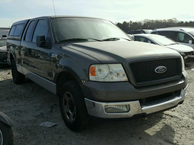 1FTPX12565NA89785 - 2005 FORD F150 GRAY photo 1