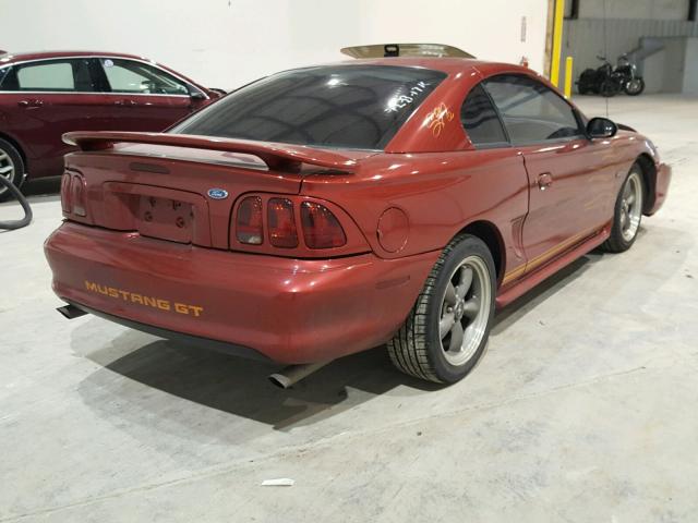 1FALP42X1TF216117 - 1996 FORD MUSTANG GT RED photo 4