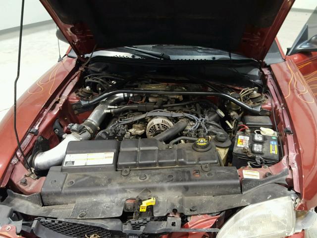 1FALP42X1TF216117 - 1996 FORD MUSTANG GT RED photo 7