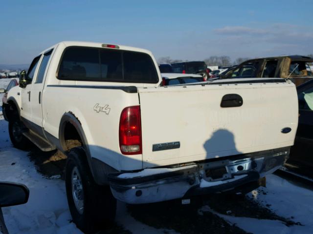 1FTWW31P55EB05858 - 2005 FORD F350 SRW S WHITE photo 3