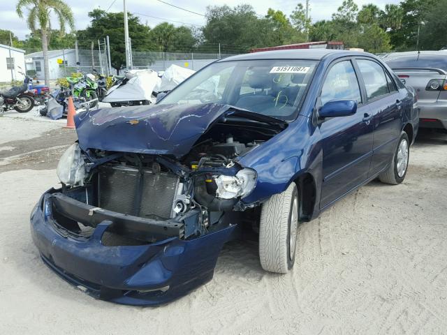 JTDBR32E132009730 - 2003 TOYOTA COROLLA CE BLUE photo 2