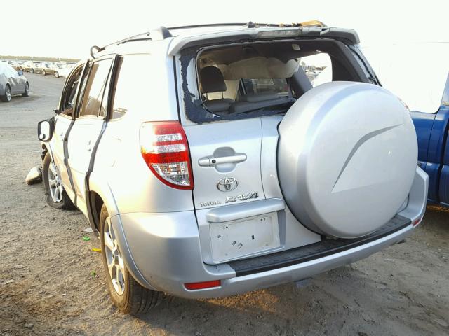 JTMDK4DV2AD015554 - 2010 TOYOTA RAV4 LIMIT SILVER photo 3
