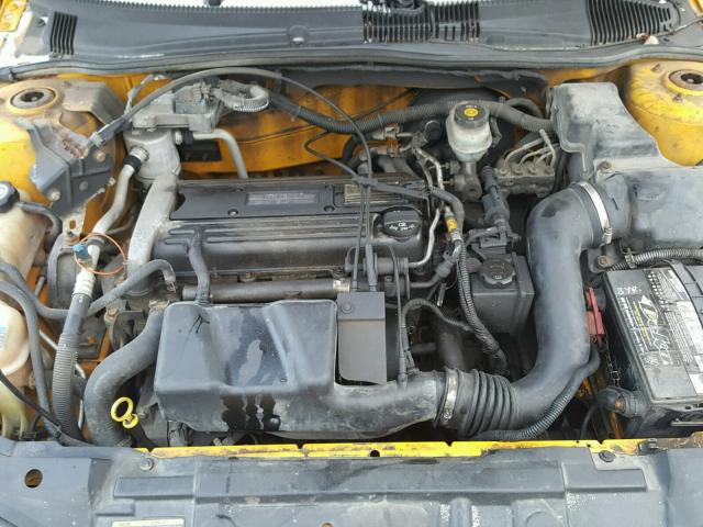 1G1JC12FX37219765 - 2003 CHEVROLET CAVALIER YELLOW photo 7