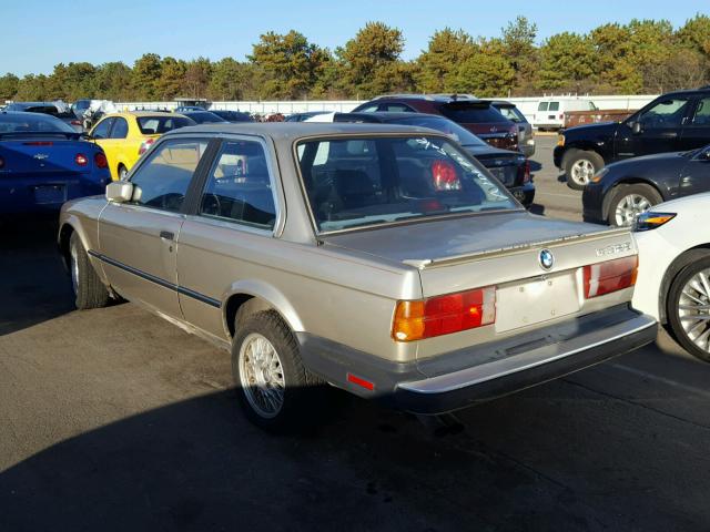 WBAAA2307H8260415 - 1987 BMW 325 IS AUT TAN photo 3