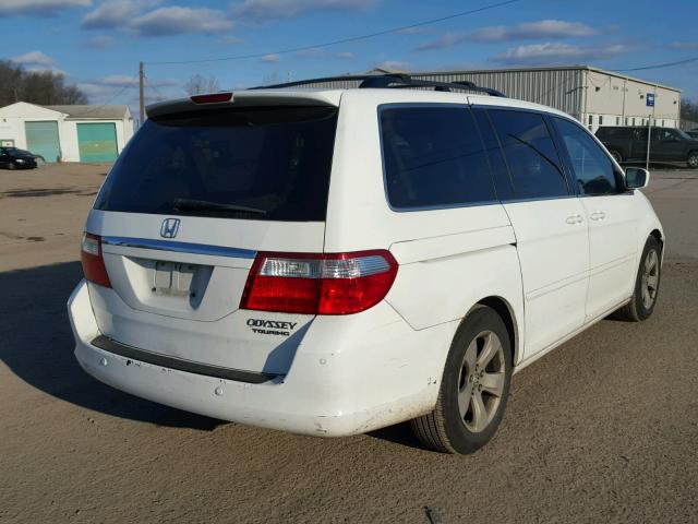 5FNRL38845B045235 - 2005 HONDA ODYSSEY TO WHITE photo 4