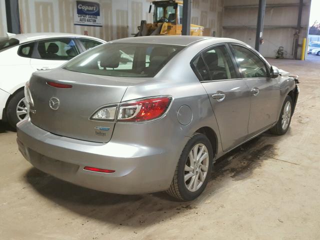 JM1BL1V86C1563363 - 2012 MAZDA 3 I SILVER photo 4