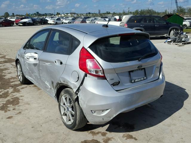 3FADP4EJ8FM219404 - 2015 FORD FIESTA SE SILVER photo 3