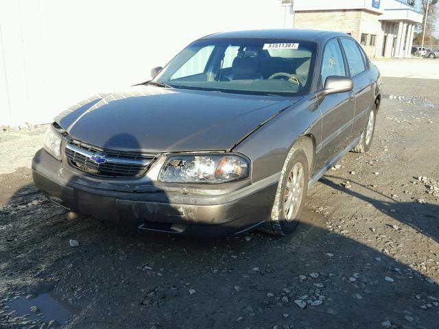 2G1WF52E939362023 - 2003 CHEVROLET IMPALA GRAY photo 2