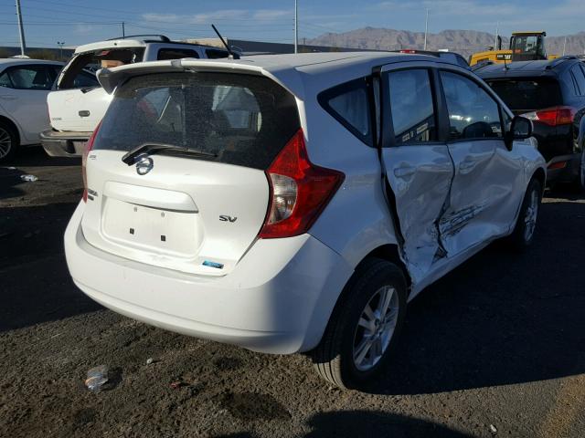 3N1CE2CP2EL371015 - 2014 NISSAN VERSA NOTE WHITE photo 4