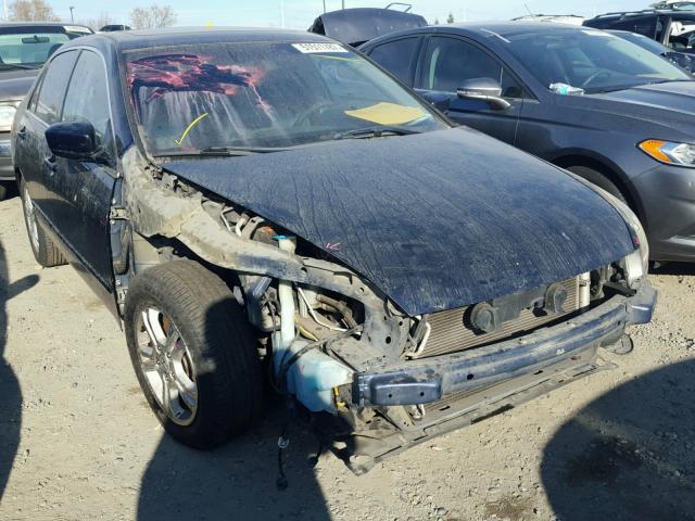 1HGCM56757A047081 - 2007 HONDA ACCORD EX BLUE photo 1