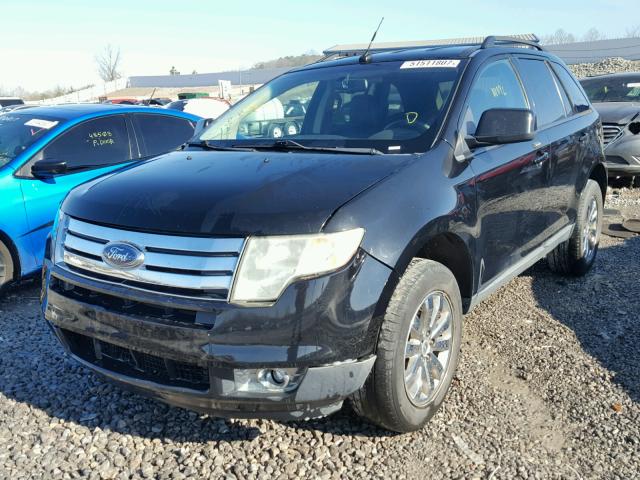 2FMDK38C97BB02994 - 2007 FORD EDGE SEL BLACK photo 2