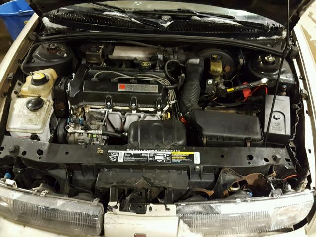 1G8ZK8271VZ135978 - 1997 SATURN SW2 TAN photo 7