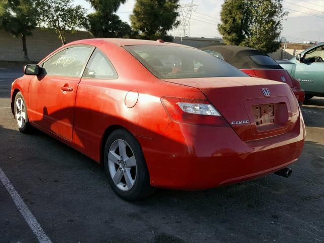 2HGFG11816H538762 - 2006 HONDA CIVIC EX RED photo 3